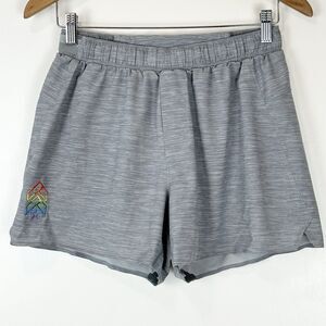 Lululemon Surge Short 4" Out Of Mind Liner Sz M Light Gray Swift Ultra Training